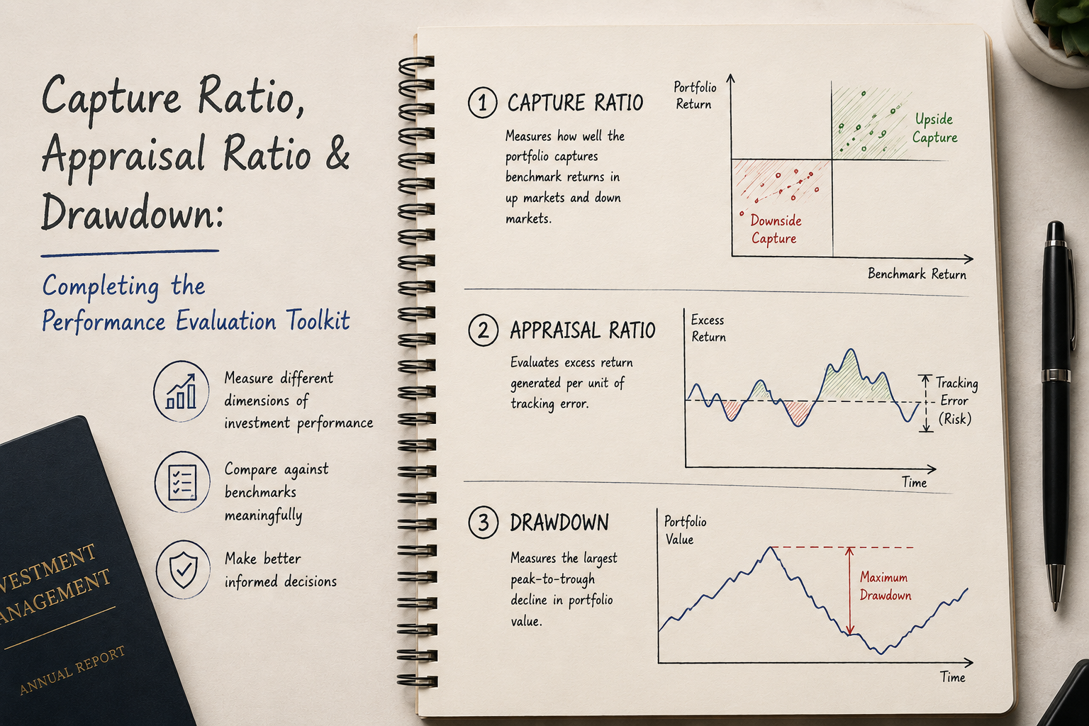 Capture Ratio, Appraisal Ratio & Drawdown: Completing the Performance Evaluation Toolkit