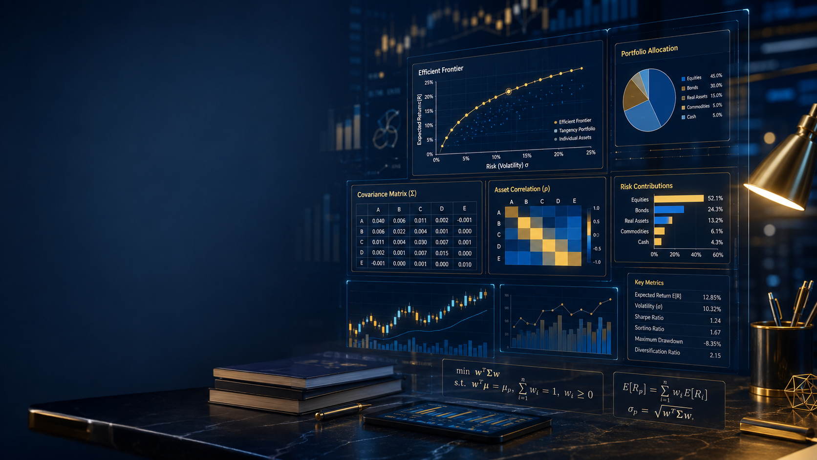 Mean-Variance Optimization: The Complete Guide for CFA & FRM Candidates